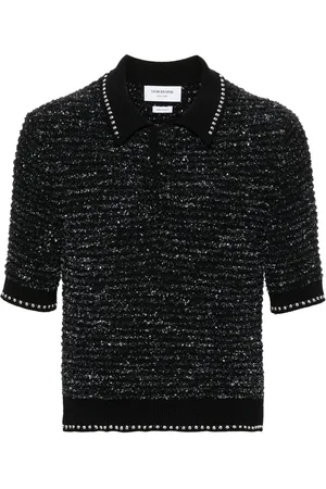 Thom Browne Tweed polo shirt