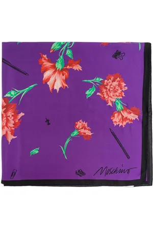 Moschino Floral-print scarf
