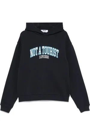Msgm Not A Tourist-patch hoodie