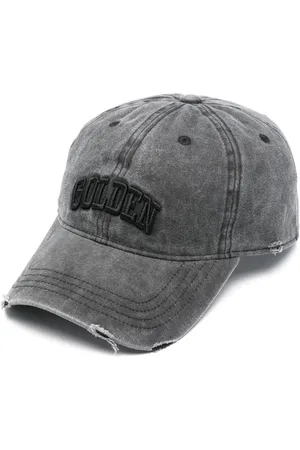 Golden Goose Logo-embroidered distressed cap