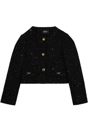 VERSACE Sequined tweed jacket