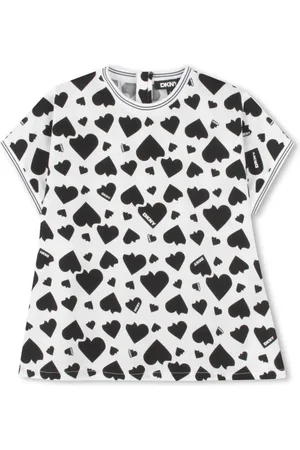 DKNY Heart-print T-shirt