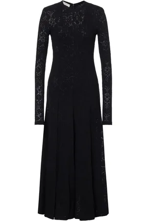 Serafini Semi-sheer jacquard dress