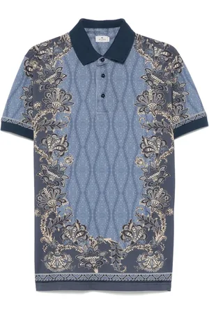 Etro Paisley-print polo shirt