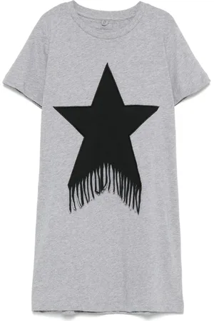 Stella McCartney Star-appliqu?? fringes dress