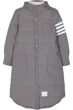 Thom Browne Side-stripe-detail padded coat
