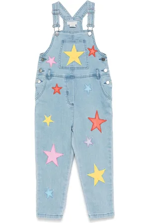 Stella McCartney Star-embroidered dungarees