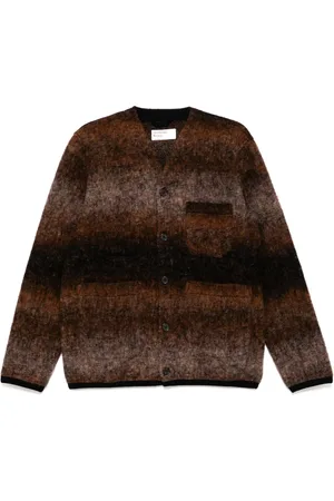 Universal Works Ombre fleece cardigan