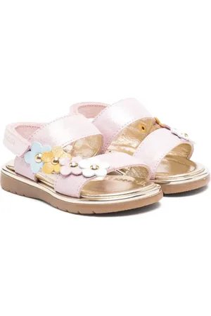 MONNALISA Floral-appliqu?? sandals