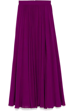 Elie saab Silk maxi skirt