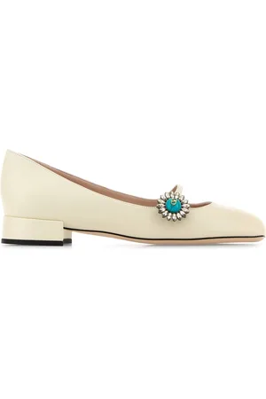 VALENTINO GARAVANI Jewelled ballerina shoes