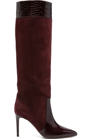 PARIS TEXAS 85mm crocodile effect boots