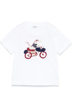 Il gufo Printed jersey T-shirt