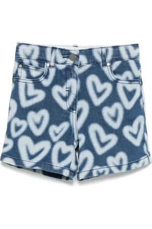 Stella McCartney Heart-print shorts