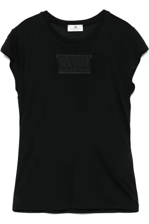 Elisabetta Franchi Logo-patch T-shirt