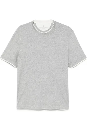 Brunello Cucinelli Mélange-effect T-shirt