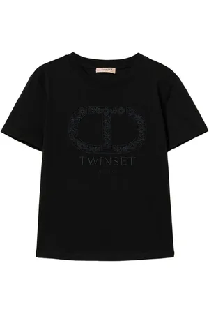 Twin-Set Oval T-embroidered T-shirt