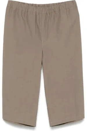 RIER Waxed poplin shorts