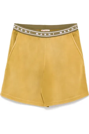 Marni Logo-waistband shorts