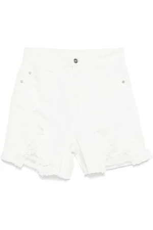ERMANNO SCERVINO Floral lace appliqué shorts