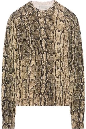 DRIES VAN NOTEN Snakes-print jumper