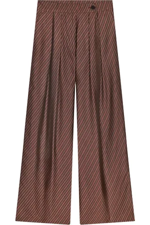 DRIES VAN NOTEN Pleated wide-leg trousers