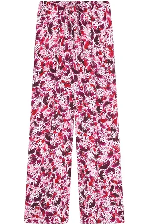 DRIES VAN NOTEN Graphic-print trousers