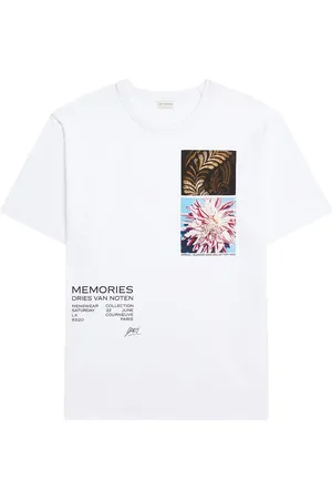 DRIES VAN NOTEN Orchids printed t-shirt
