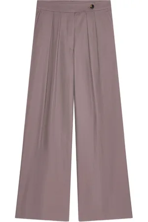 DRIES VAN NOTEN Pleated wide-leg trousers