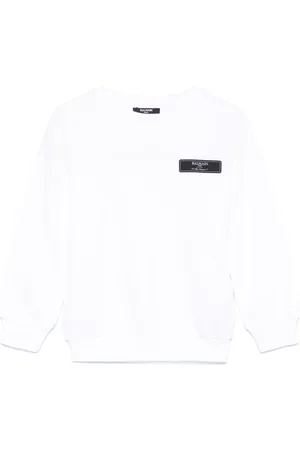 Balmain Logo-pritn sweatshirt