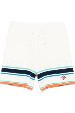 Casablanca Crochet tennis shorts