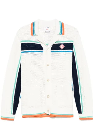 Casablanca Crochet tennis shacket