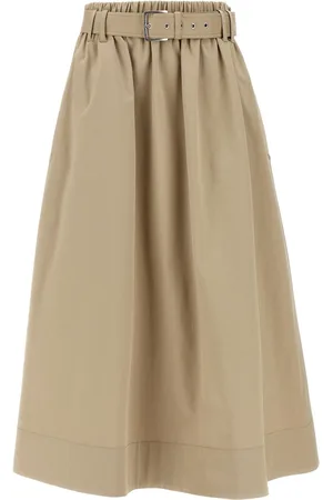 Brunello Cucinelli Belted midi skirt