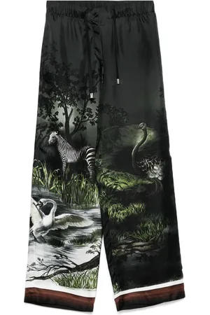 The Attico Printed trousers
