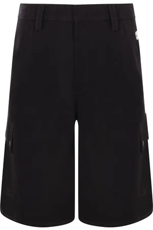 OFF-WHITE Logo-embroidered cargo shorts