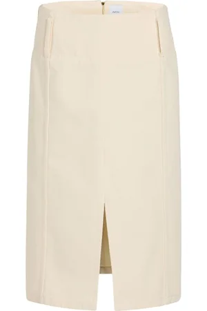 Patou Belted midi skirt