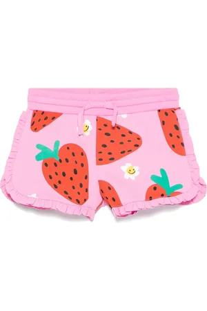 Stella McCartney Strawberry-print shorts