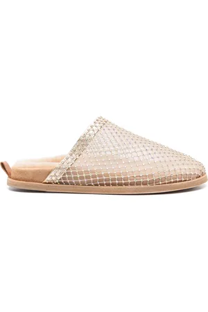 FORTE FORTE Rhinestone-embellished slippers