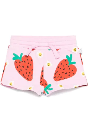 Stella McCartney Strawberry-print shorts