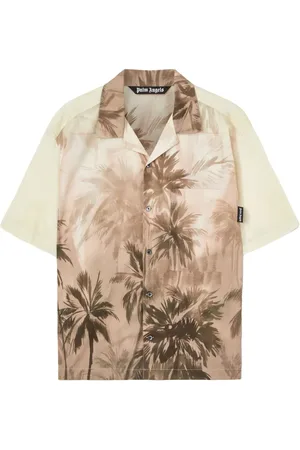 Palm Angels Sunset Palms Bowling shirt