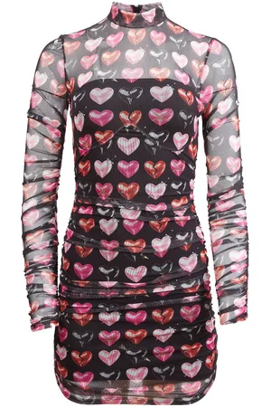 FLEUR DU MAL Heartbreaker ruched mini dress
