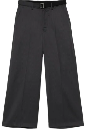 SACAI Striped trousers