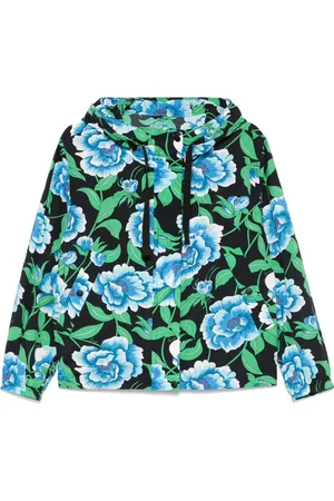 Kenzo Peonies-print windbreaker