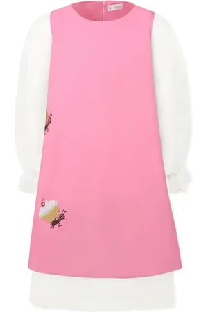 Pangolini Kids Embroidered-detailing dress