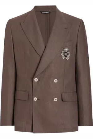 Dolce & Gabbana Crest-appliqué blazer