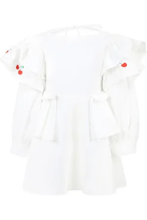 Pangolini Kids Ruffle-detailing dress