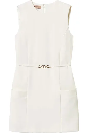 Twin-Set Crepe belted top