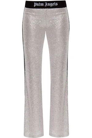Palm Angels Sequin-embellished trousers