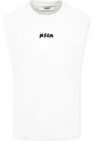 Msgm Logo-print tank top