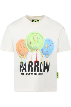 BARROW Smiley face-print T-shirt